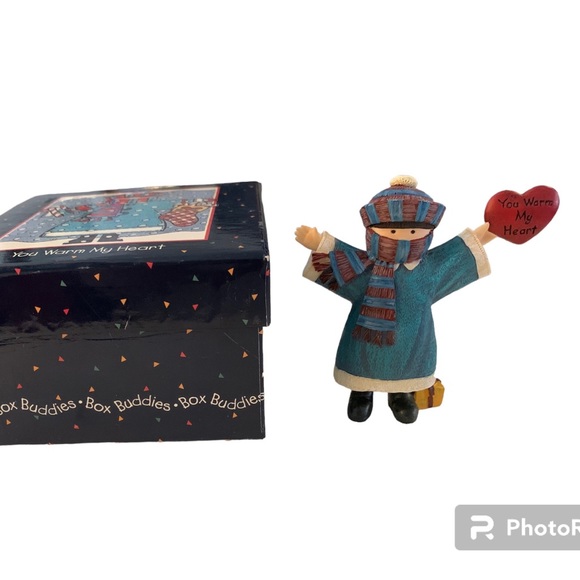 Box Buddies “You Warm My Heart” Lang and Wise Figurine by Sherri Buck - Picture 1 of 5